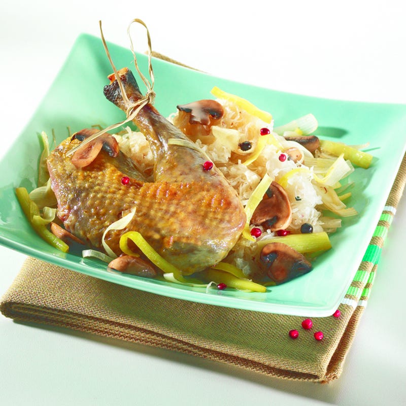 Photo de/du Pintadeau à la choucroute de légumes par WW