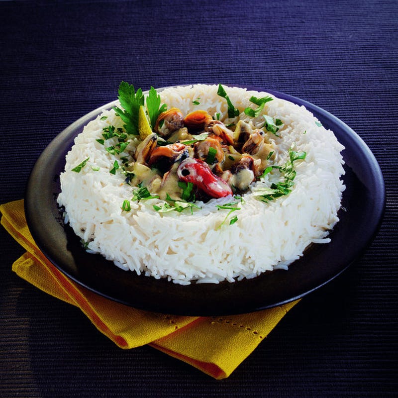 Photo de/du Riz basmati aux fruits de mer par WW