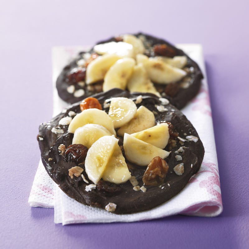 Photo de/du Tartelette mendiante chocolat banane par WW