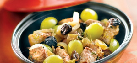 Tajine de veau aux raisins