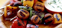 Kebabs aux légumes