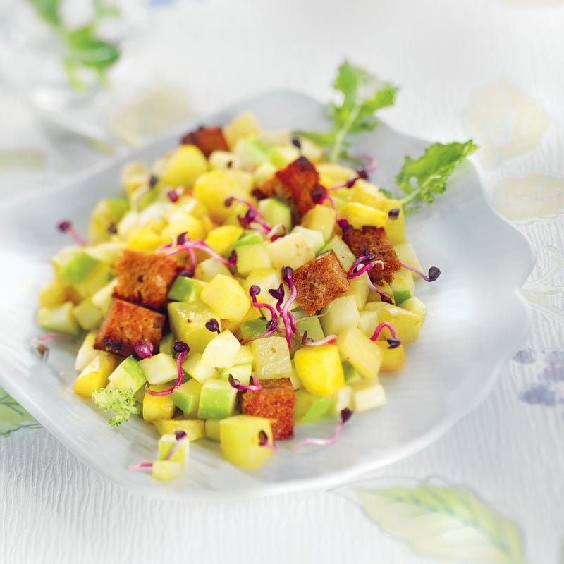 Photo de/du Sauté de légumes aux petits croûtons par WW