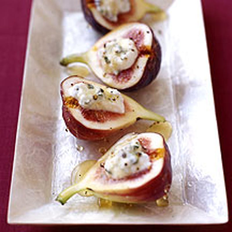 Figues au chèvre et au miel