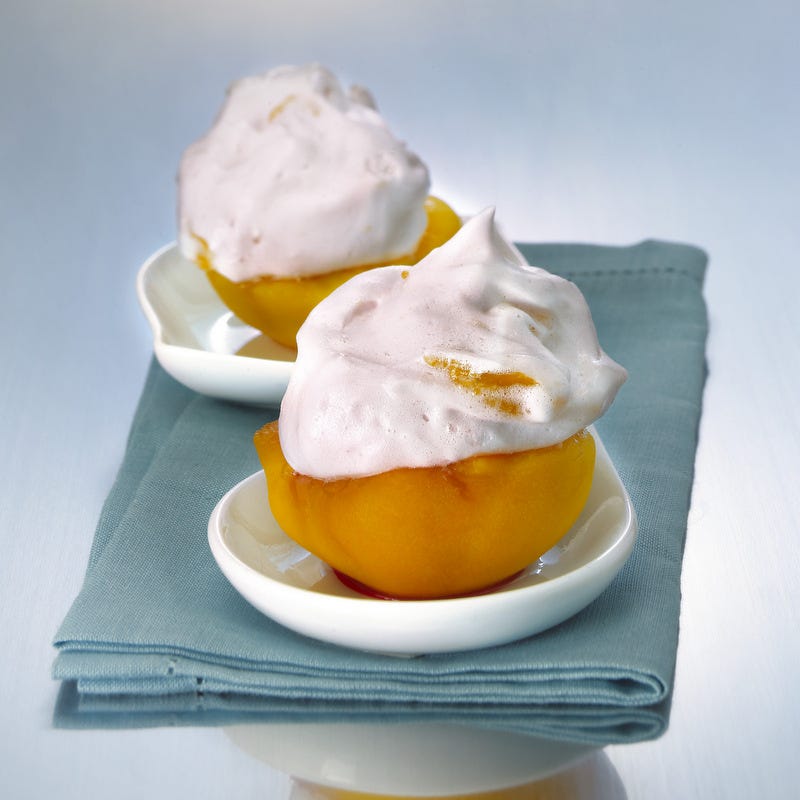 Photo de/du Pêches soufflées façon Melba par WW