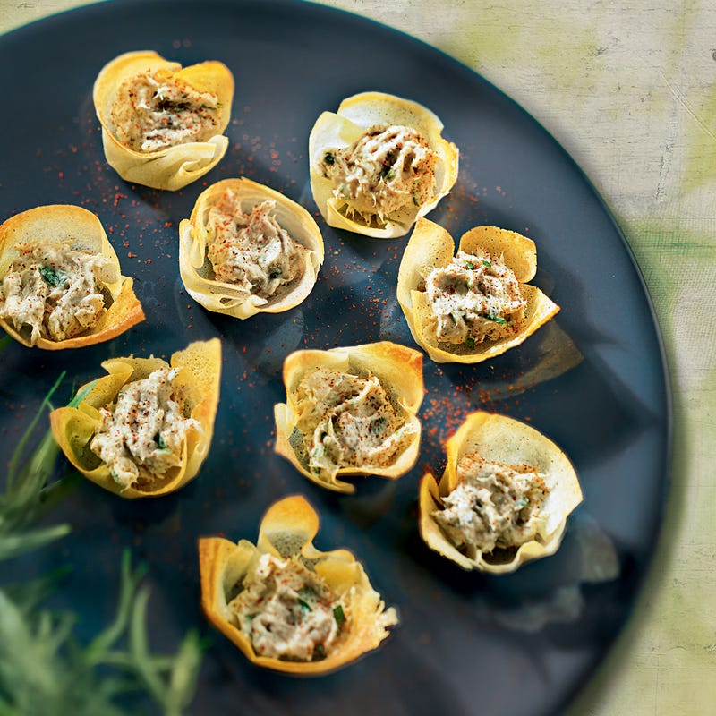 Bouchées croustillantes à la mousse de maquereau