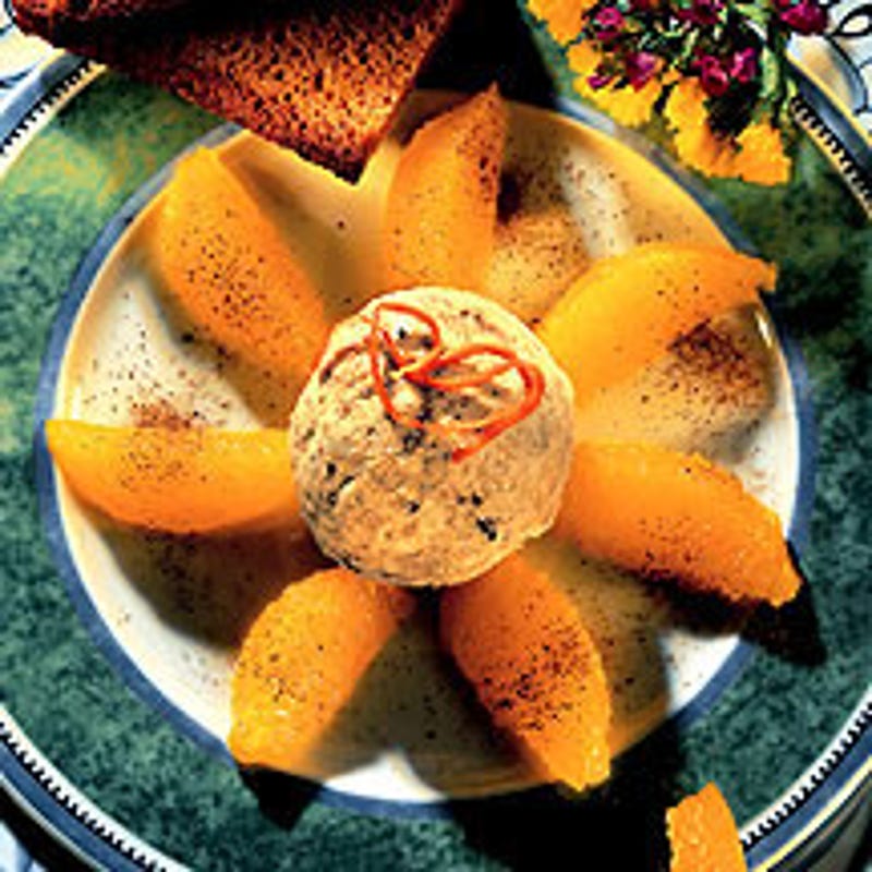 Photo de/du Glace au pain d'épices et salade d'orange par WW