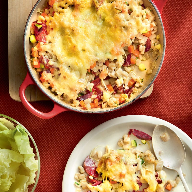 Photo de/du Gratin de Crozets aux gésiers confits par WW