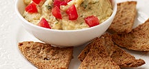 Sauce dip aux pois chiches et citron