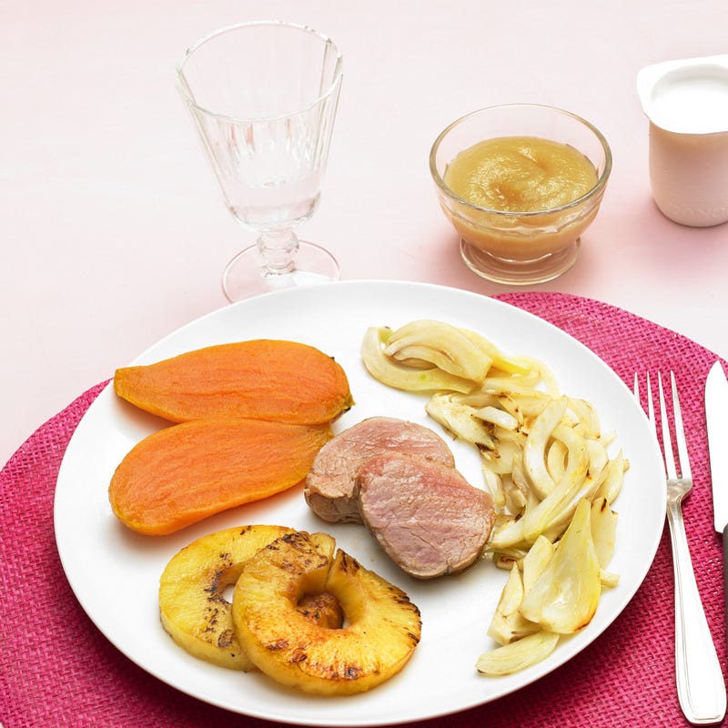 Filet de veau à l'ananas