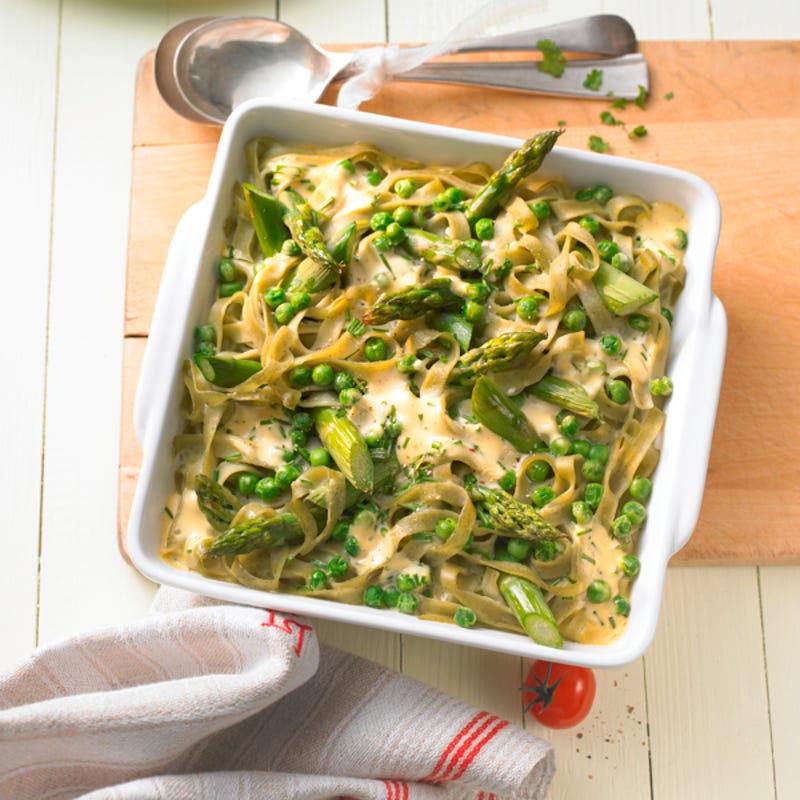 Photo de/du Gratin de nouilles aux asperges par WW