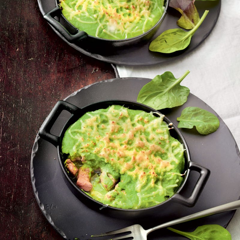 Photo de/du Parmentier de canard à la purée de pois cassés par WW