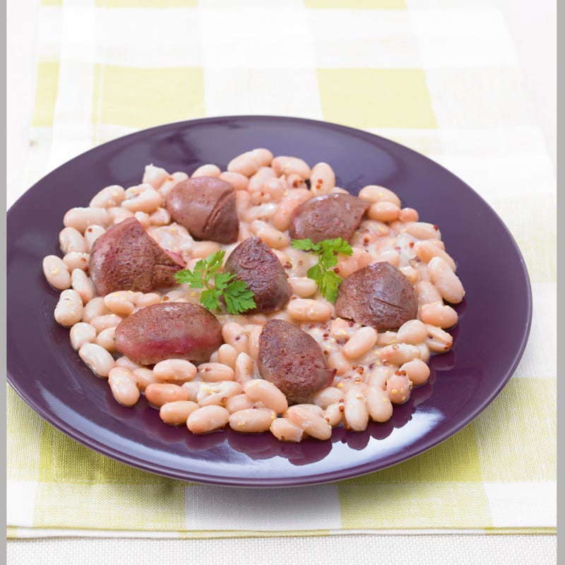 Rognons d'agneau aux haricots blancs