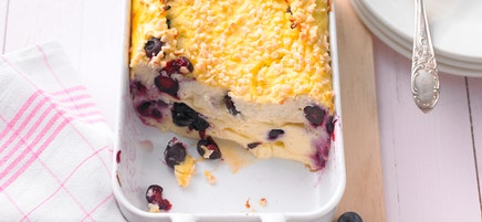 Lasagne aux myrtilles