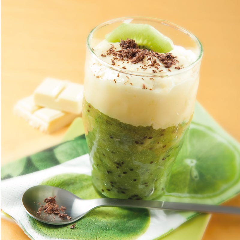 Photo de/du Soupe de kiwi au chocolat blanc par WW