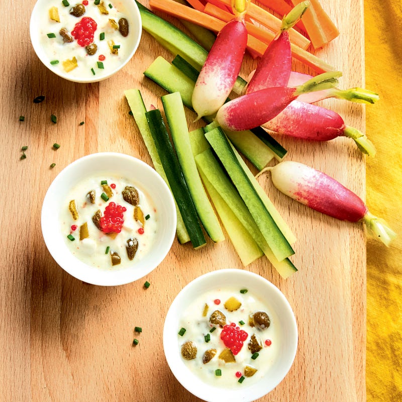 Dip léger aux œufs de lump