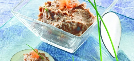 Mousse de chataîgnes au saumon