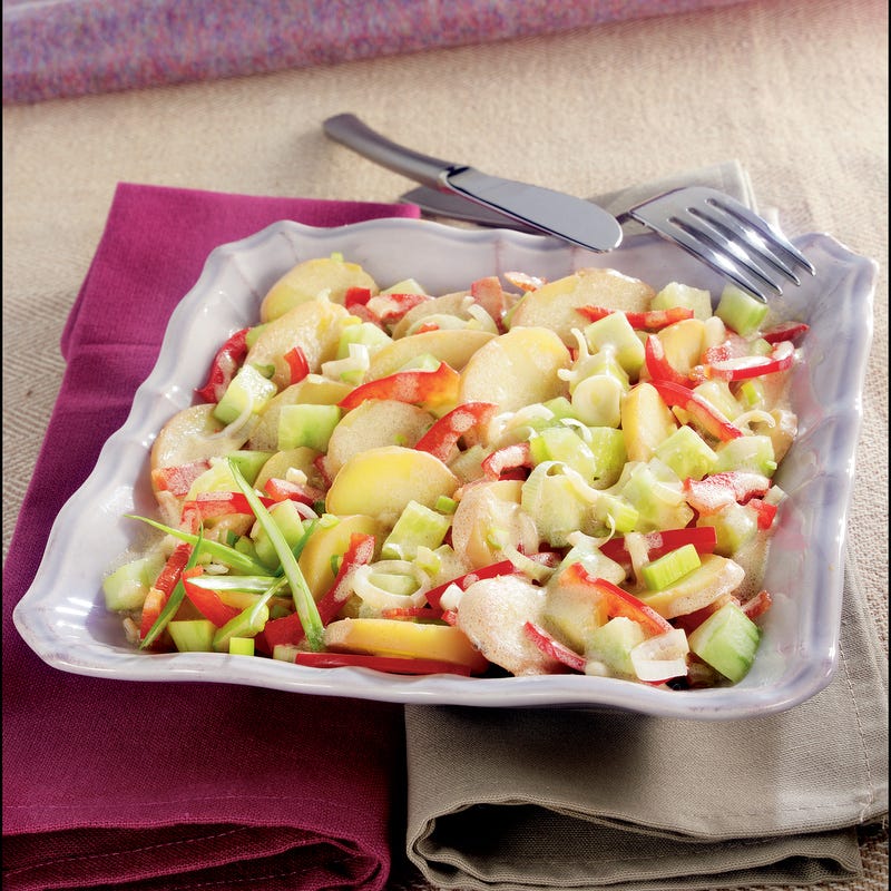 Salade de pomme de terre, yaourt