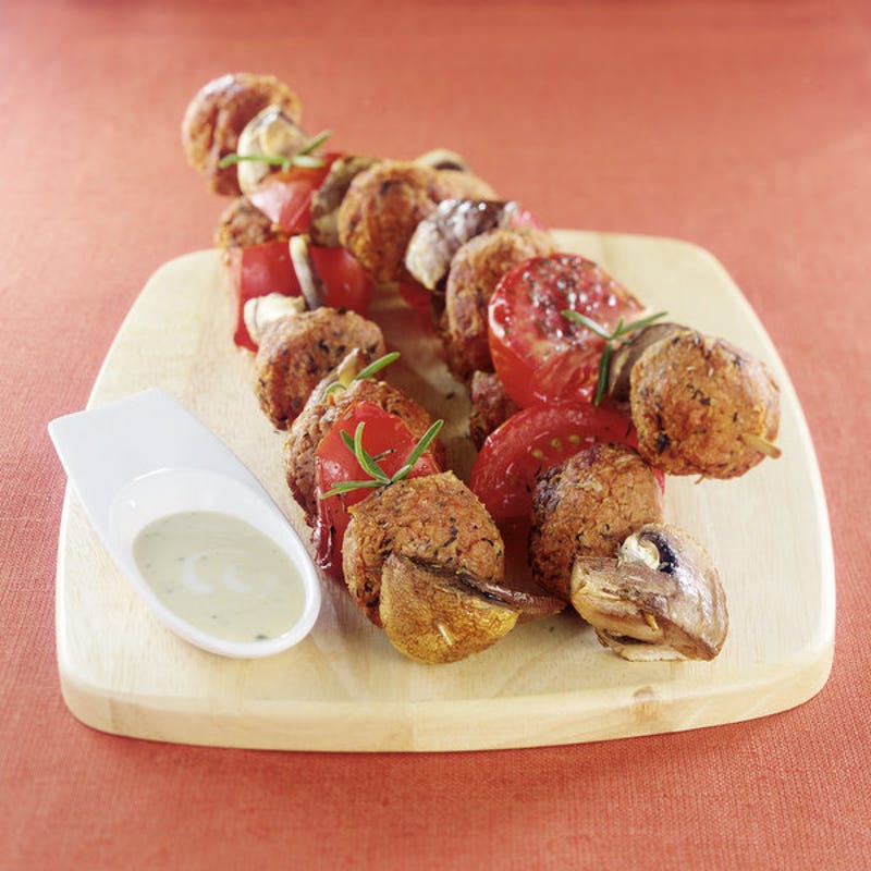 Photo de/du Brochettes végétariennes par WW