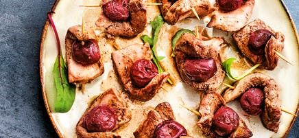Piccatas de canard à la cerise