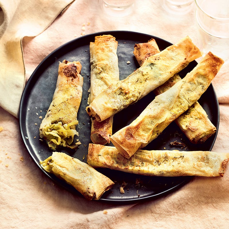 Croustillants aux poireaux