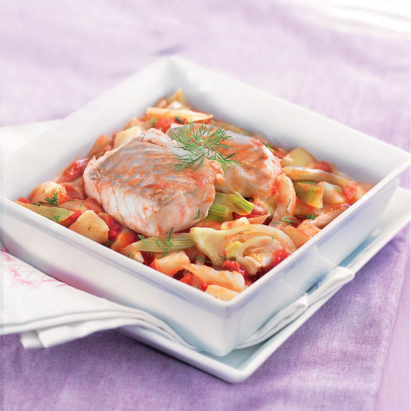 Photo de/du Colin aux légumes et pommes de terre par WW