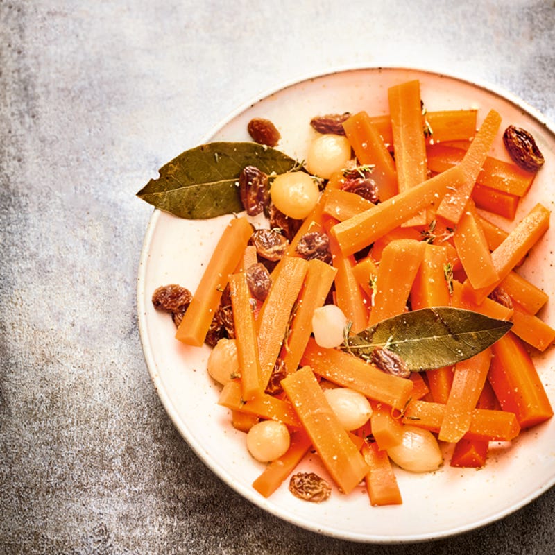 Photo de/du Carottes glacées aux raisin secs par WW