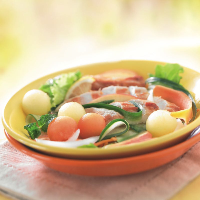 Photo de/du Cocktail de crudités au lapin chaud par WW