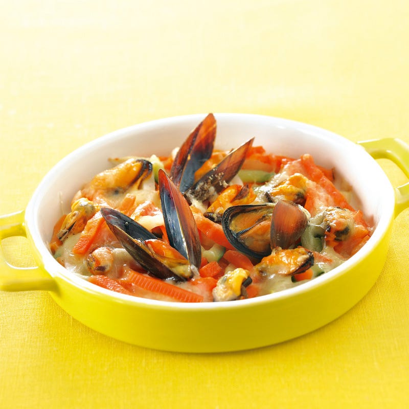 Photo de/du Gratinée de moules aux petits légumes par WW
