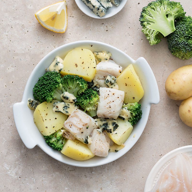 Photo de/du Cassolettes de poisson au bleu par WW