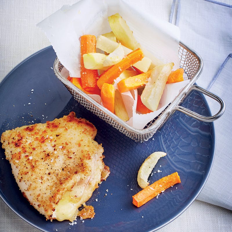 Photo de/du Cordon bleu, frites de légumes racines par WW