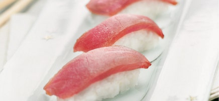 Sushi de thon et gingembre/soja