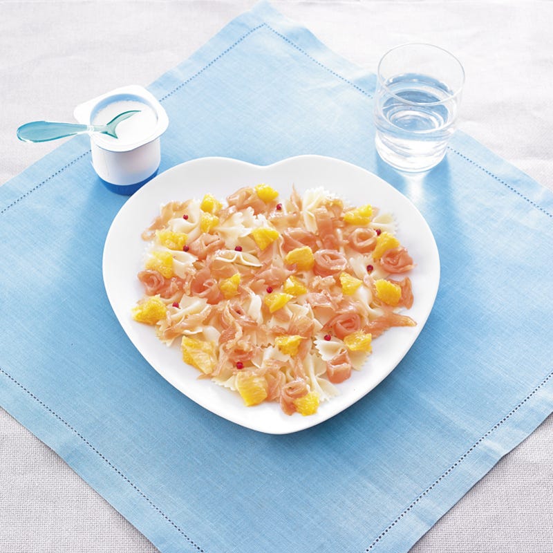 Salade de pâtes au saumon fumé
