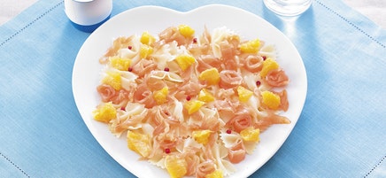 Salade de pâtes au saumon fumé