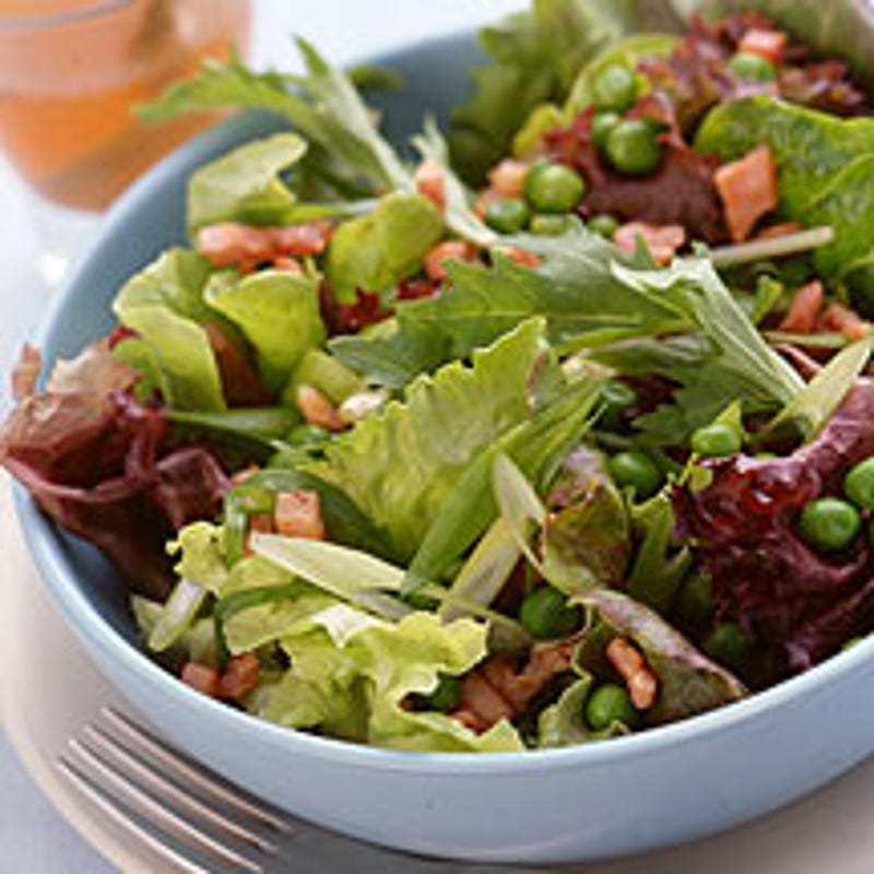 Photo de/du Salade verte et sauce bacon par WW