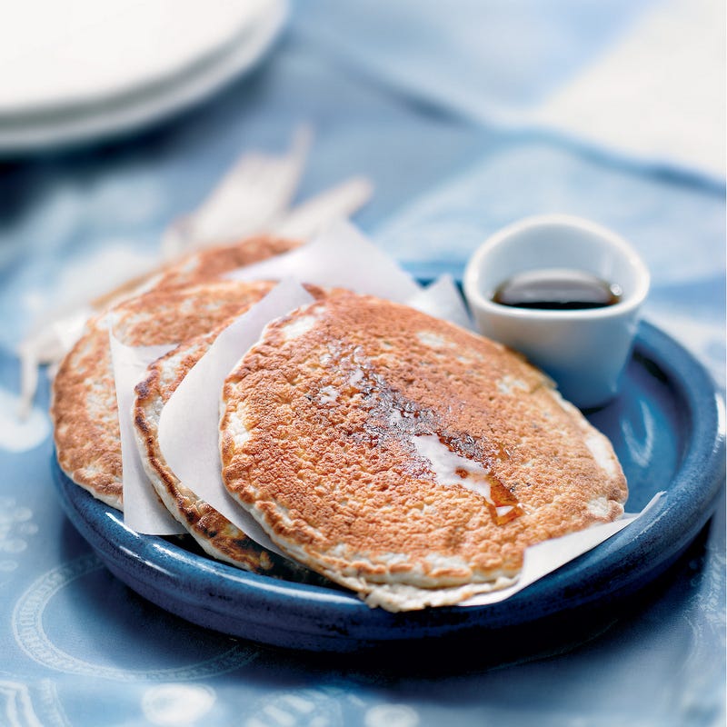 Pancake à l'avoine grillée et banane