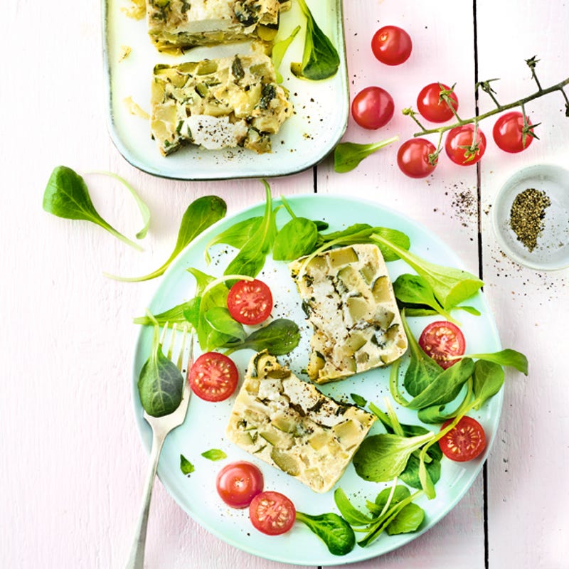 Photo de/du Terrine de courgettes au chèvre frais par WW