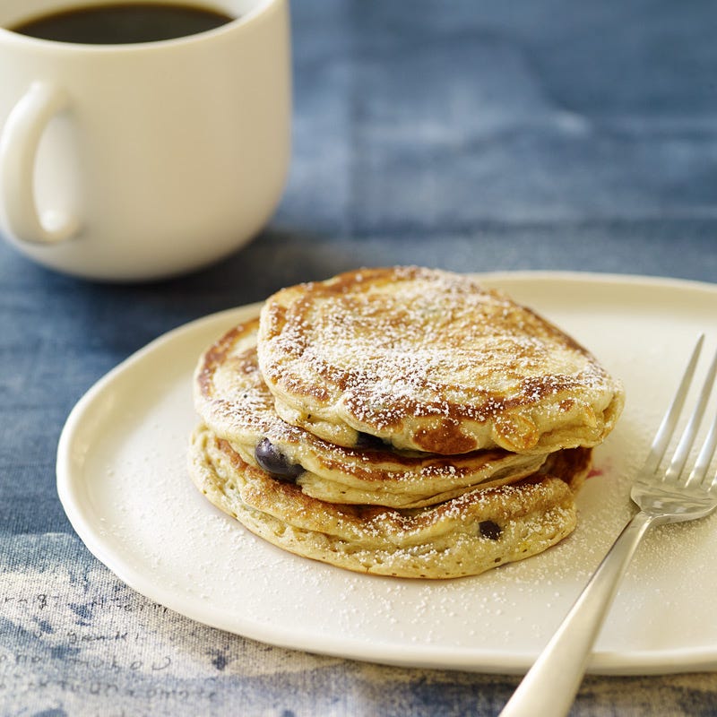 Photo de/du Pancakes aux myrtilles par WW