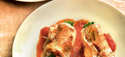 Involtini de veau au romarin et mozzarella