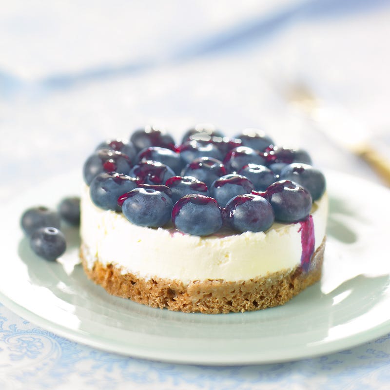 Photo de/du Cheese cake aux myrtilles par WW