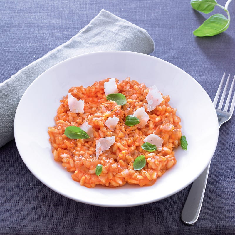 Photo de/du Risotto à la tomate et au parmesan par WW