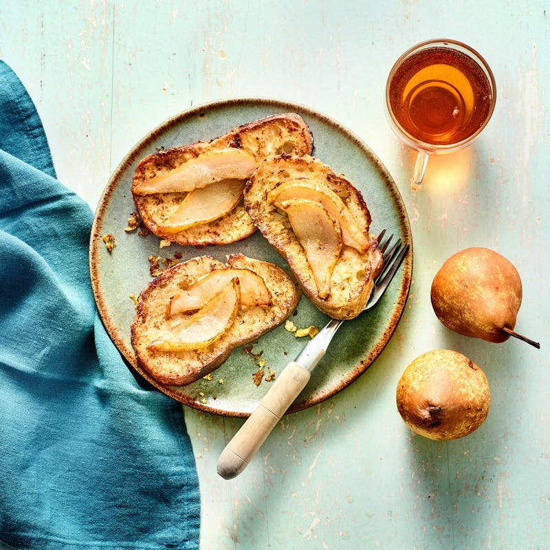 Pain perdu à la poire