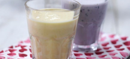 Smoothie mangue, banane et vanille