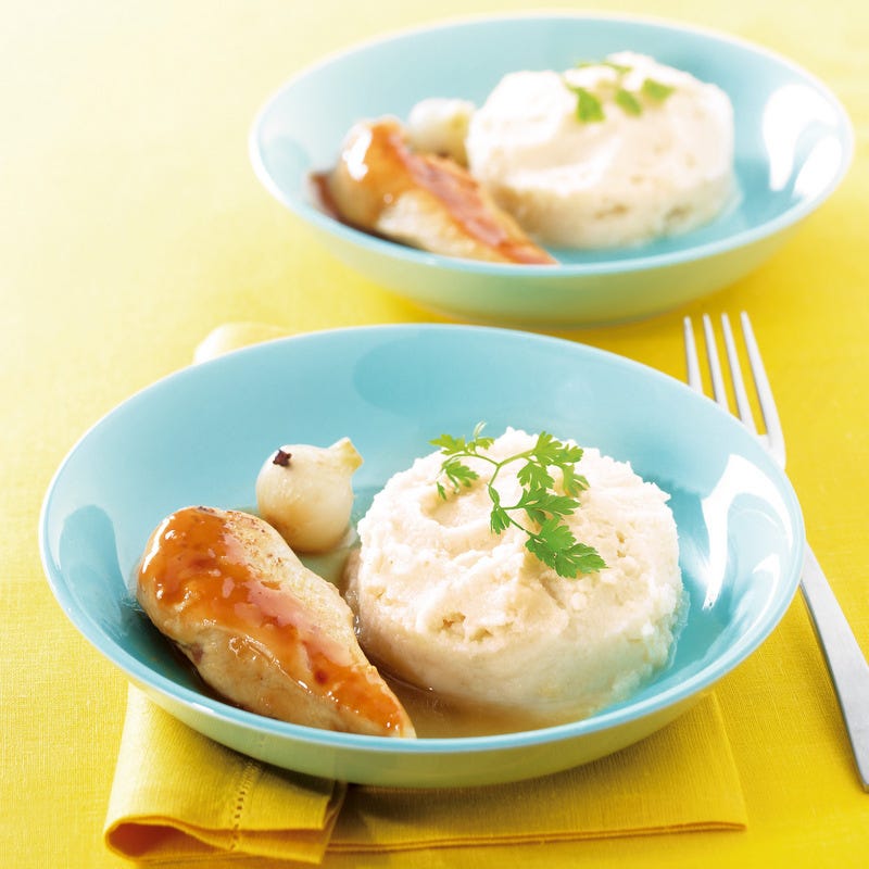 Photo de/du Filets de pintade, écrasée de céleri-rave par WW