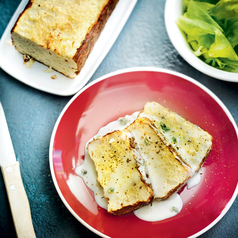 Terrine de chou-fleur sauce roquefort