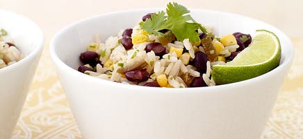 Salade de riz complet à la mexicaine