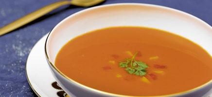 Gaspacho aux deux poivrons
