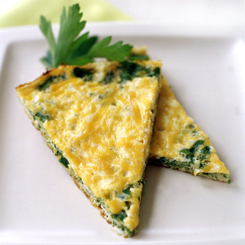 Photo de/du Frittata au fromage et aux épinards par WW