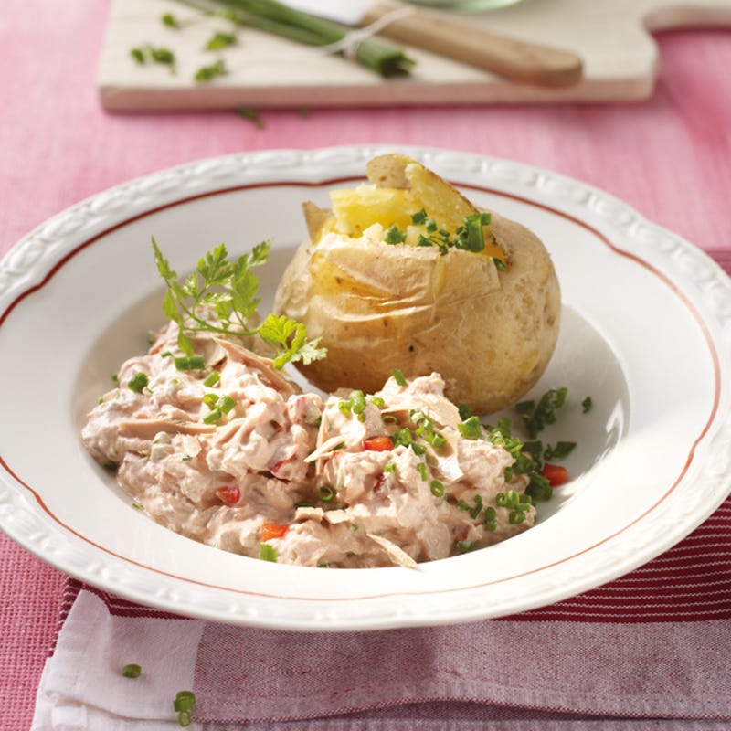 Photo de/du Pommes de terre au four et sauce au thon par WW