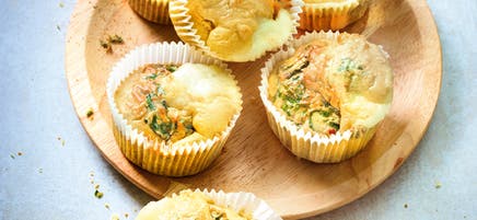 Muffins à la mozzarella