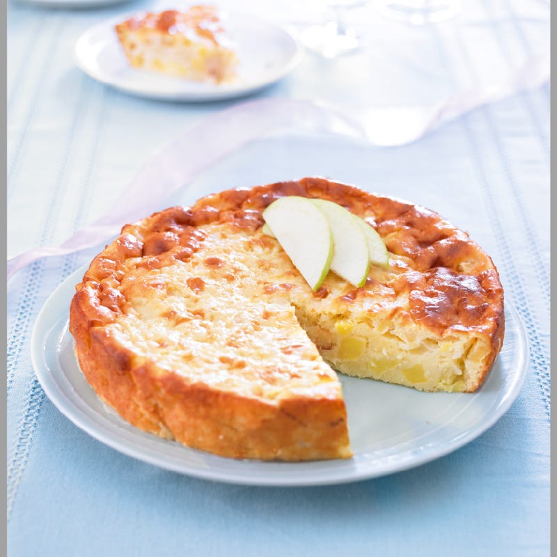 Gâteau au fromage blanc et aux fruits